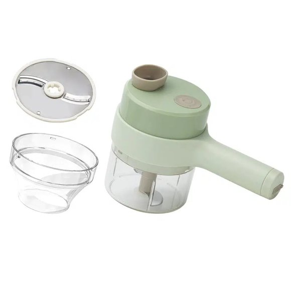 4 In 1 Electric Garlic Chopper Food Processor Masher Garlic Crusher 1pc